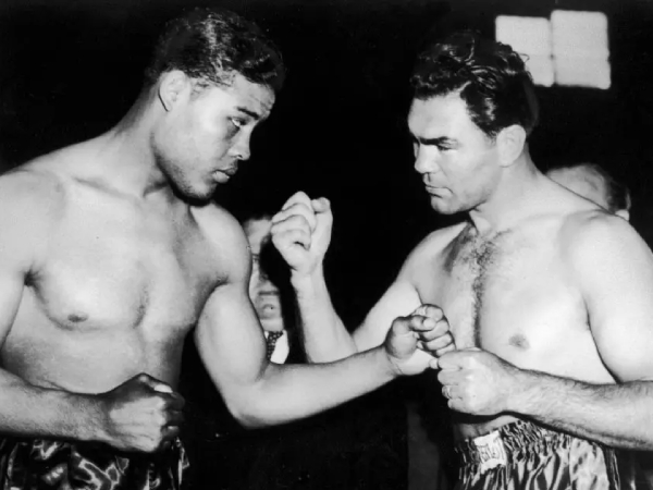 Spike Lee masih percaya bahwa inti film ini terletak pada hubungan rumit antara Joe Louis (kiri) dan Max Schmeling. (Foto: Fight TV)