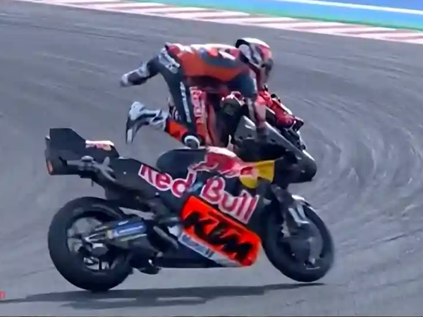 Pedro Acosta, Crash, Balaton Park, MotoGP Hungaria