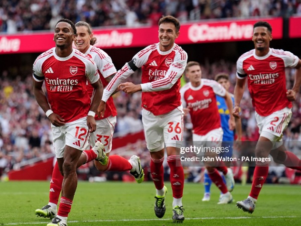 Arsenal membantai Leeds United 5-0 di Emirates Stadium, Sabtu (24/8)