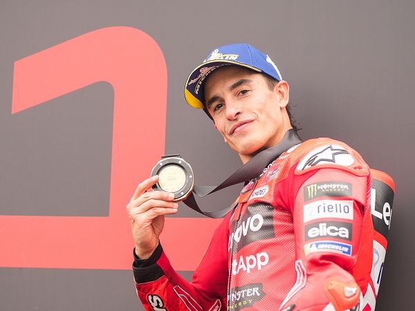 Marc Marquez cerita soal perjuangannya raih kemenangan di Sprint Race GP Hungaria.