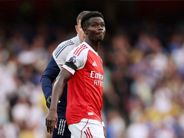 Winger Arsenal, Bukayo Saka. (Foto: Justin Setterfield/Getty Images)