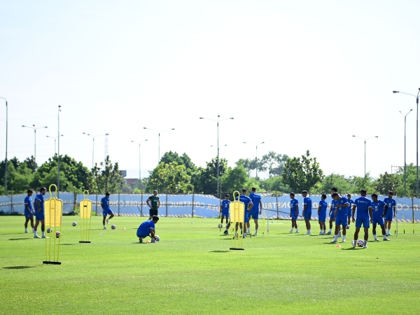 Pemain Persib ketika berlatih