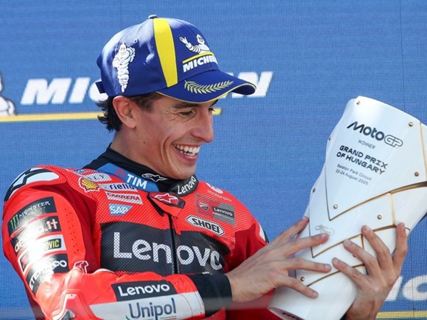 Marc Marquez memenangkan balapan di MotoGP Hungaria