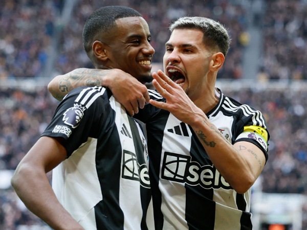 Alexander Isak dan Bruno Guimaraes