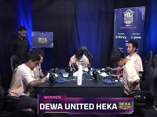 Dewa United Heka Tutup Babak Group Stage dengan Libas RRQ Sena