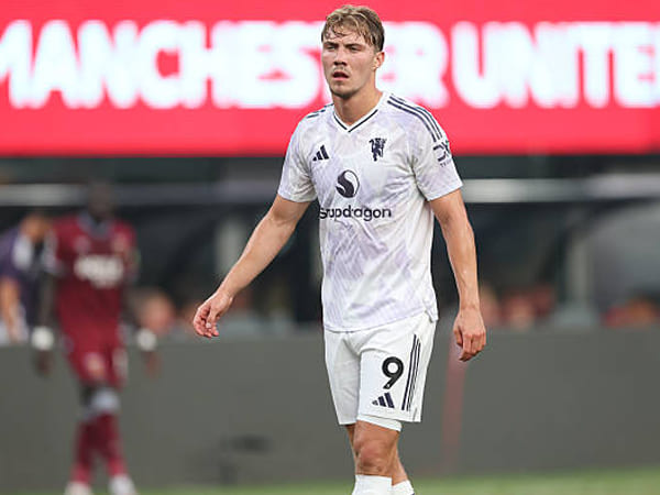 Rasmus Hojlund via gettyimages