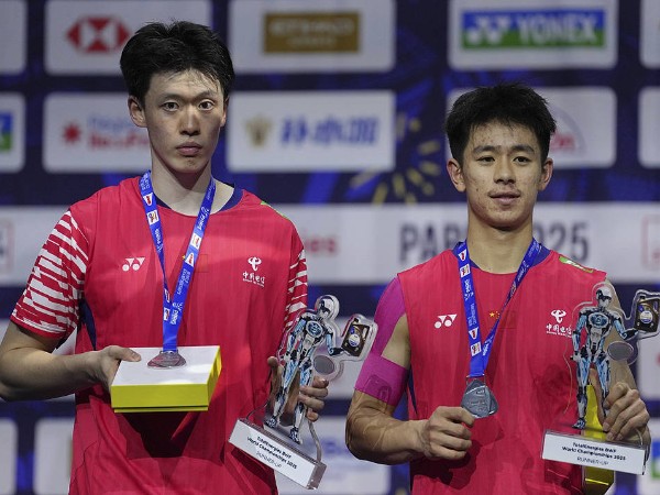 Chen Boyang/Liu Yi Harus Puas Raih Perak Kejuaraan Dunia 2025