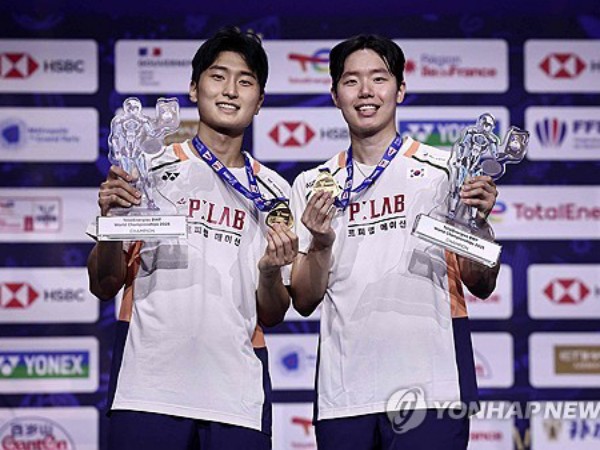 Seo Seung Jae/Kim Won Ho Kampiun Ganda Putra Kejuaraan Dunia 2025