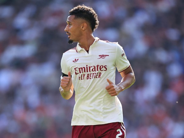 William Saliba mengalami cedera pergelangan kaki