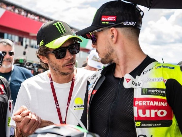 Franco Morbidelli dan Valentino Rossi