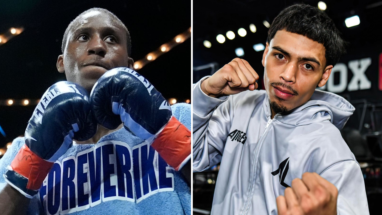 Bruce Carrington (kiri) dan Angelo Leo. (Foto: Fight TV)