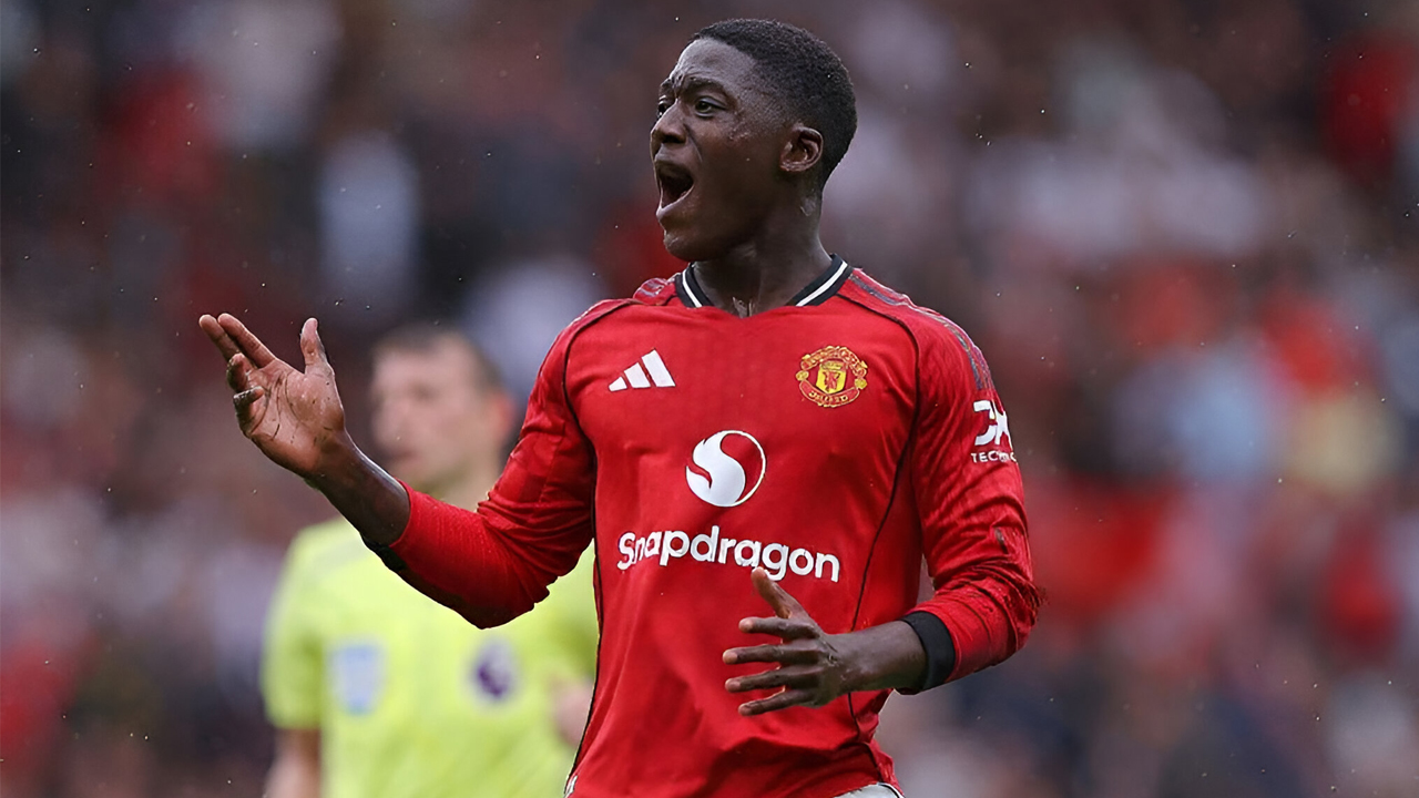 Kobbie Mainoo. (Foto: James Gill - Danehouse/Getty Images)