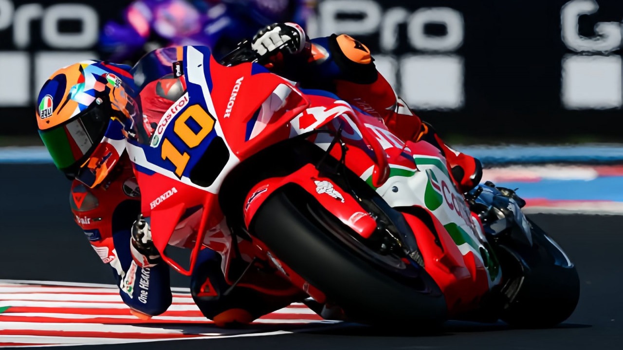 Luca Marini tetap merendah meski Honda tunjukkan peningkatan.