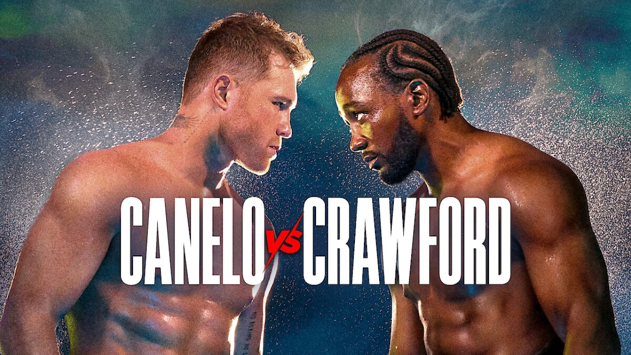 Terence Crawford (kanan) dan Canelo Alvarez. (Foto: Fight TV)