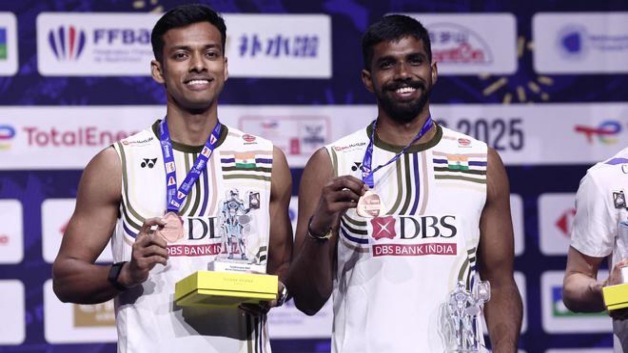 Chirag Shetty Tebus Kegagalan Olimpiade Paris Dengan Perunggu Kejuaraan Dunia