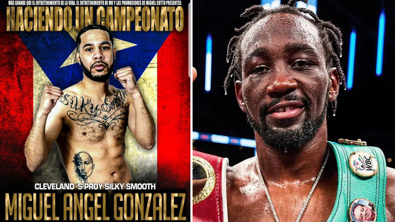 Miguel Gonzalez (kiri) dan Terence Crawford. (Foto: Fight TV)