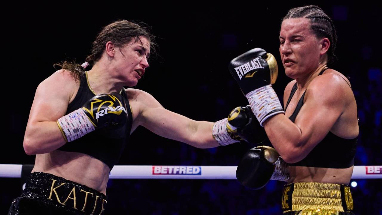 Chantelle Cameron (kanan) menghadapi Katie Taylor sebanyak dua kali. (Foto: Fight TV)