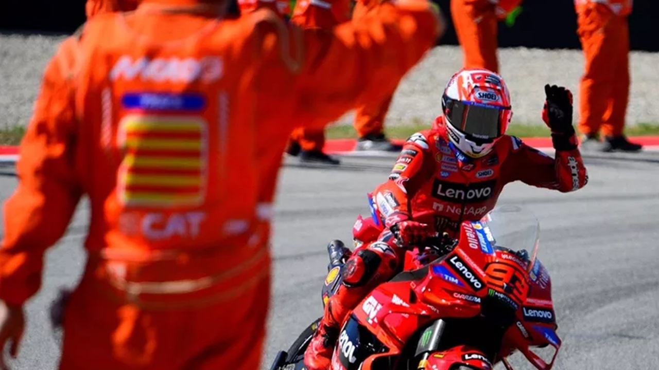 Hasil Sprint Race MotoGP Catalan: Marc Marquez Tren Kemenangan