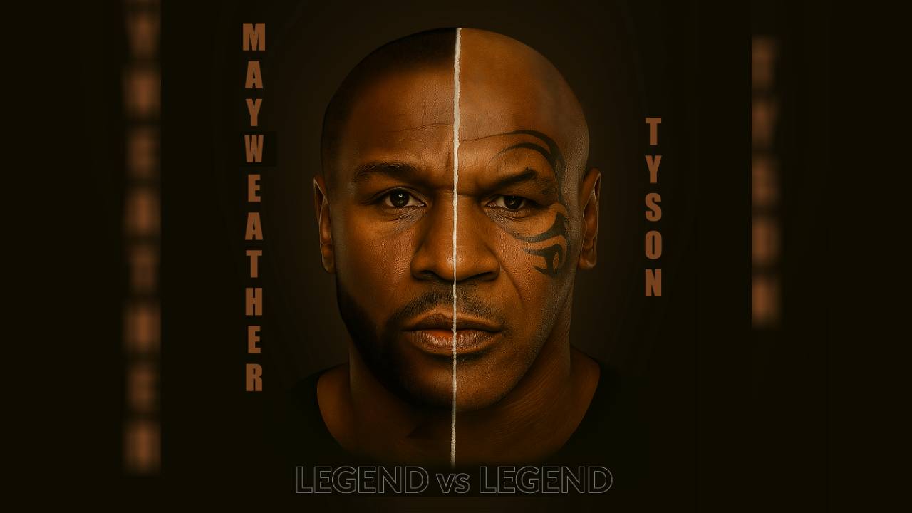 Mike Tyson (kanan) dan Floyd Mayweather. (Foto: Fight TV)