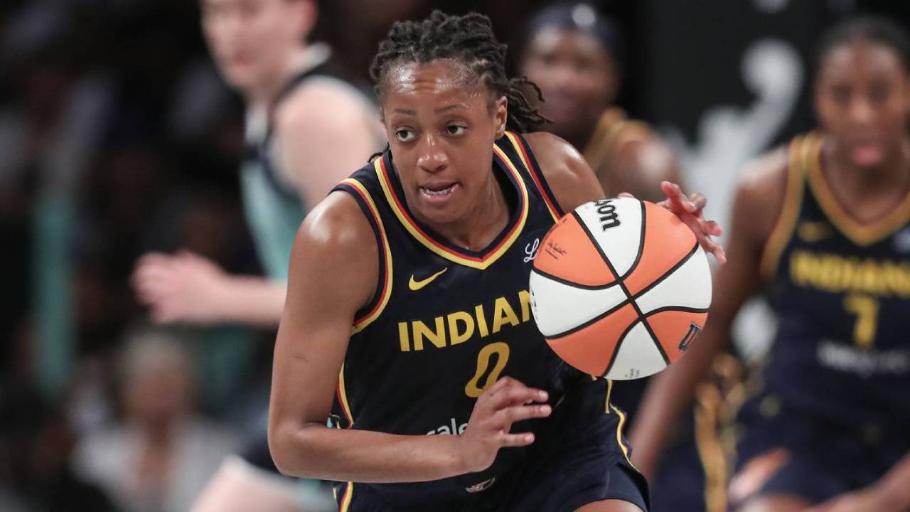 Kelsey Mitchell dari Indiana Fever. (Foto: AP)