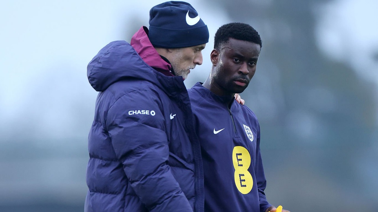 Thomas Tuchel dan Marc Guehi
