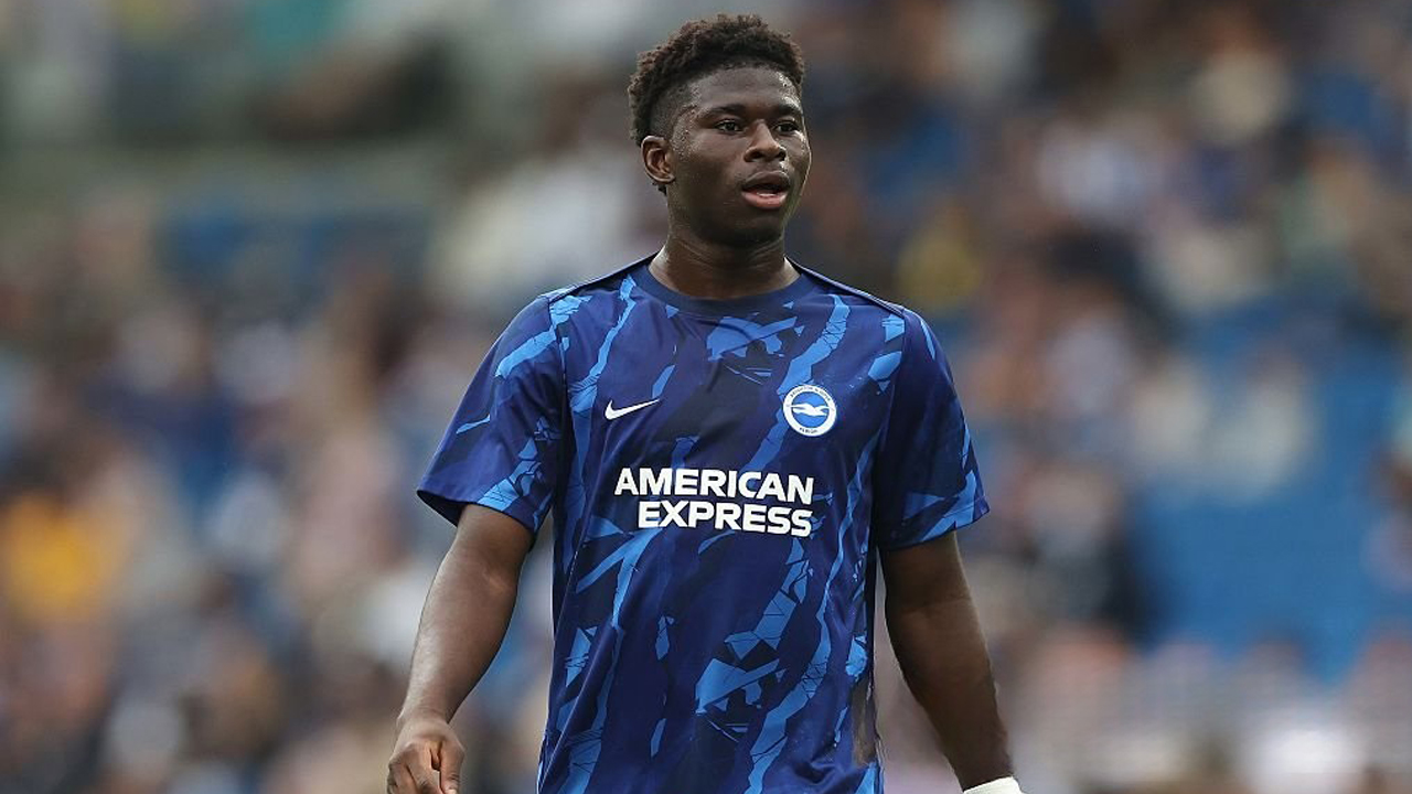 Carlos Baleba. (Foto: Crystal Pix/MB Media/Getty Images)