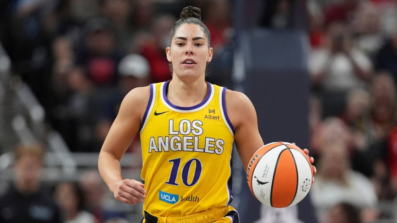 Kelsey Plum dari Los Angeles Sparks. (Foto: AP)