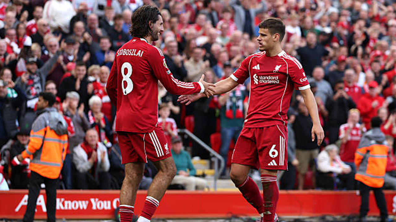 Statistik Cemerlang Szoboszlai dan Kerkez Saat Liverpool Bungkam Arsenal