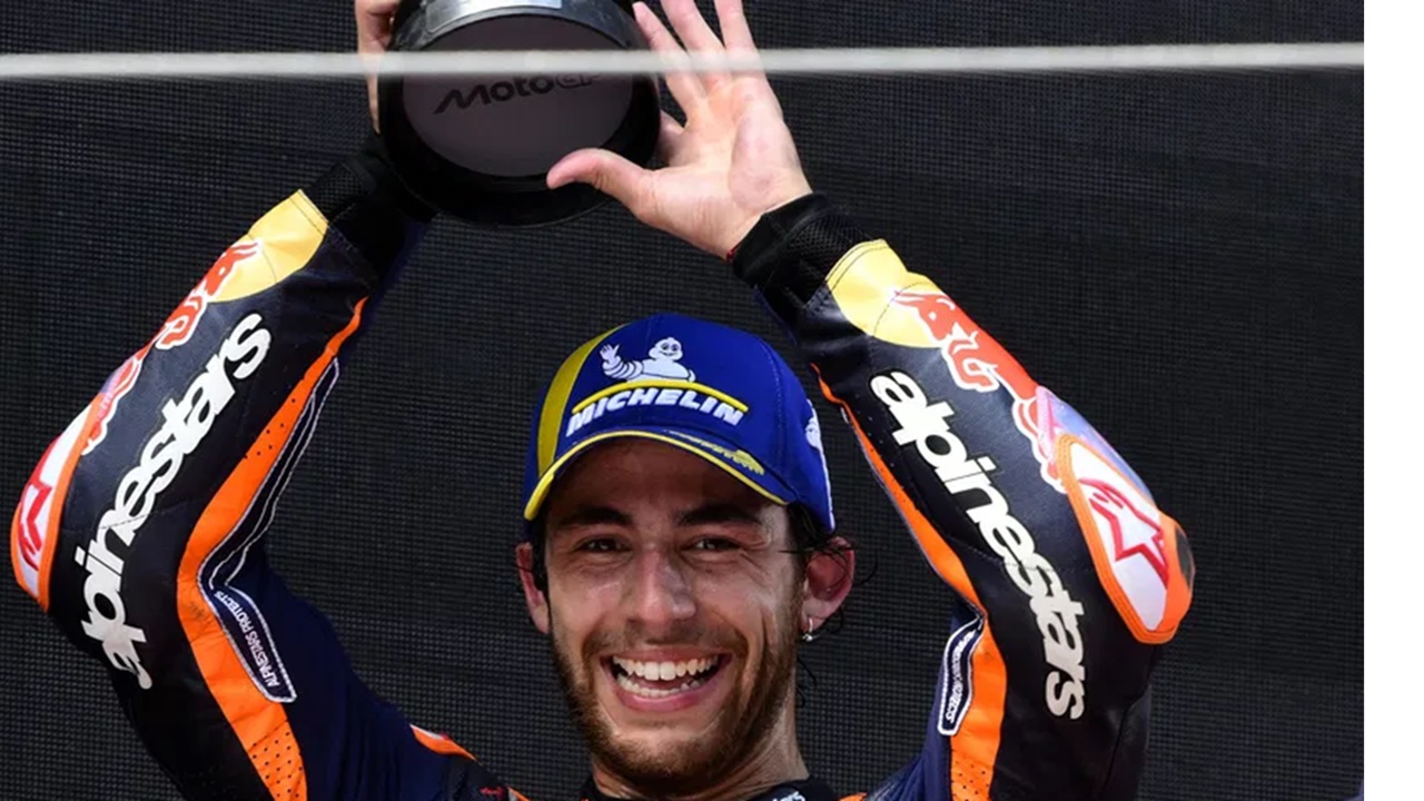 Enea Bastianini Girang Bisa Naik Podium Pertama Bersama KTM