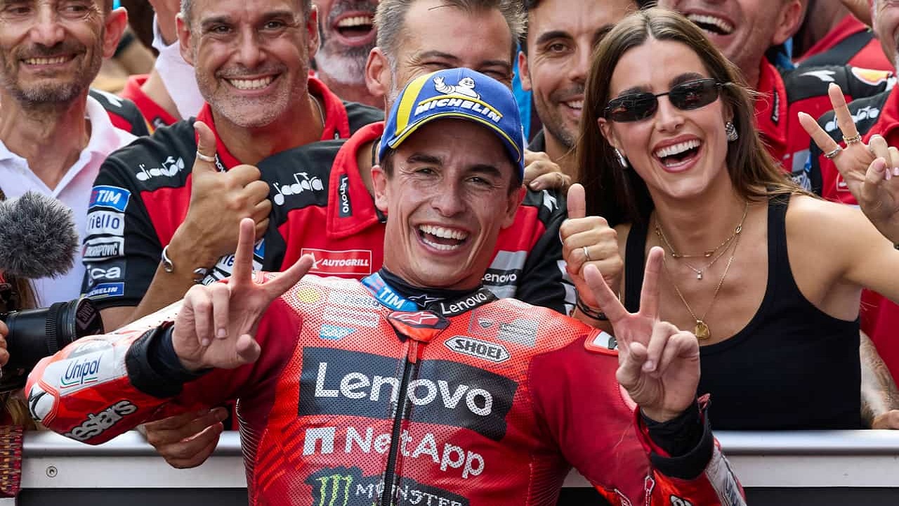 Marc Marquez tetap puas meski gagal menang di GP Catalunya.