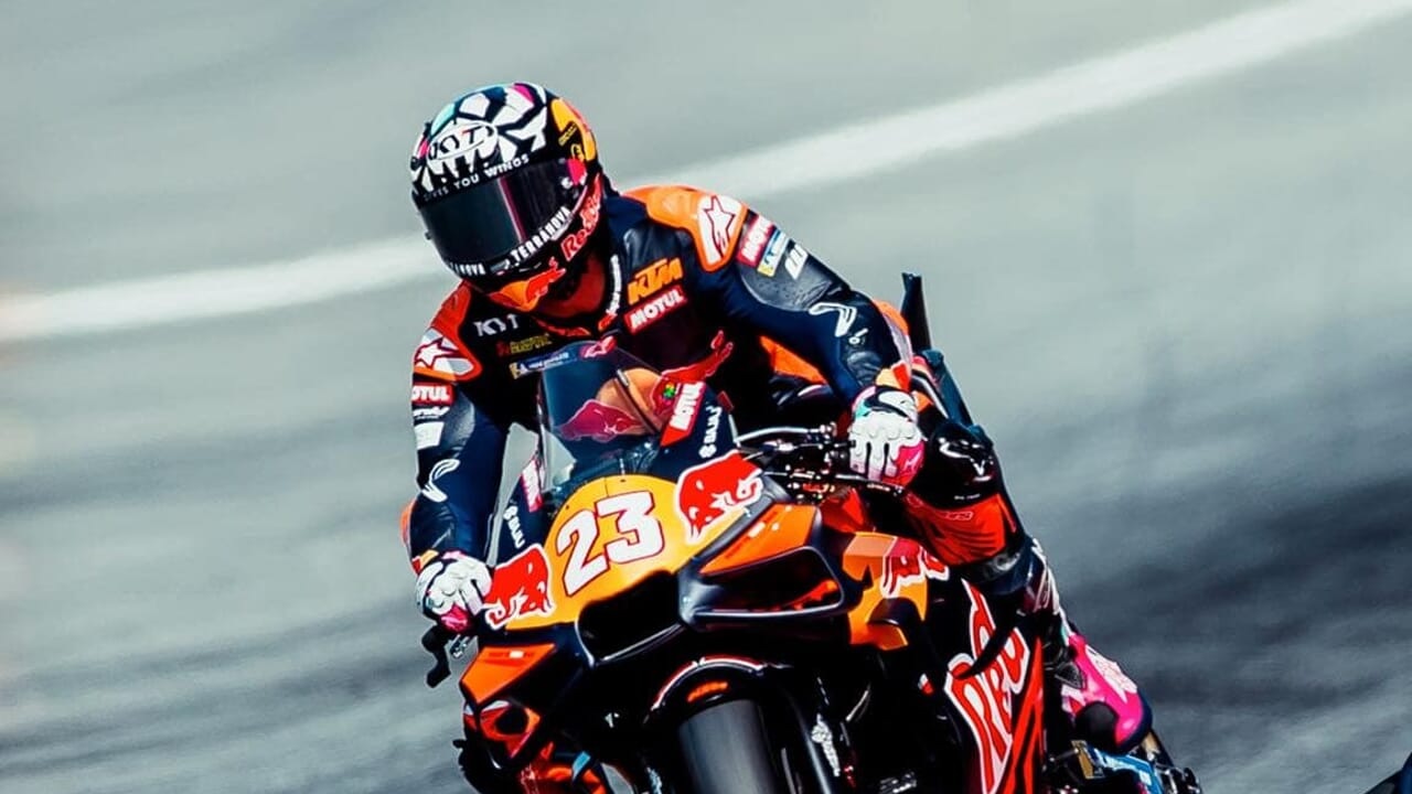 Enea Bastianini senang bisa naik podium lagi di GP Catalunya.