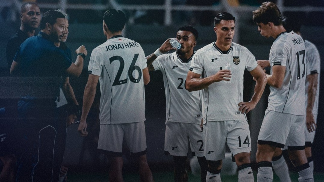 Skuat timnas Indonesia di laga kontra Lebanon