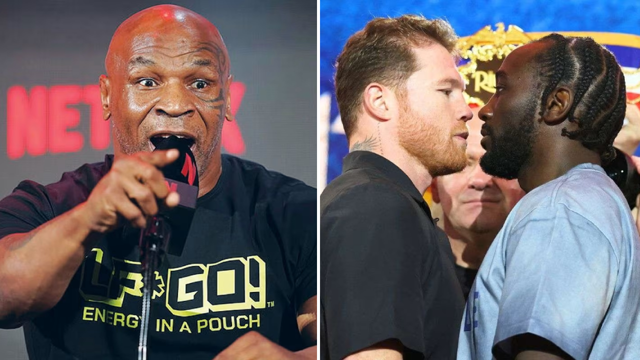 Menurut Mike Tyson, selisih ukuran antara Terence Crawford dan Canelo Alvarez bisa menjadi penentu. (Foto: Fight TV)