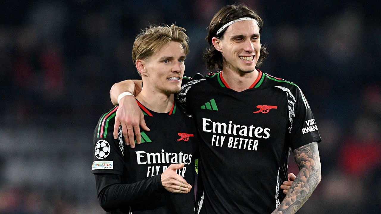 Martin Odegaard dan Riccardo Calafiori
