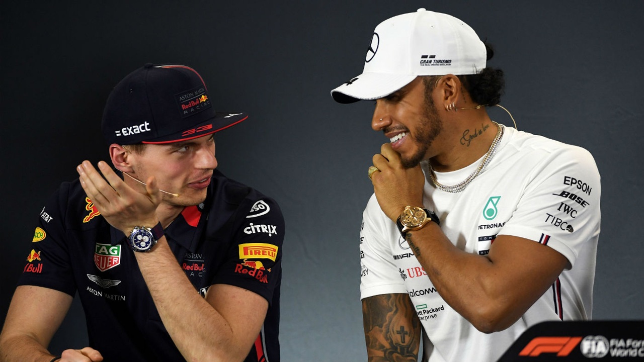 Max Verstappen, Lewis Hamilton