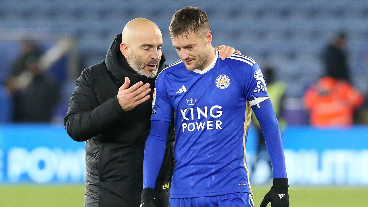 Enzo Maresca dan Jamie Vardy