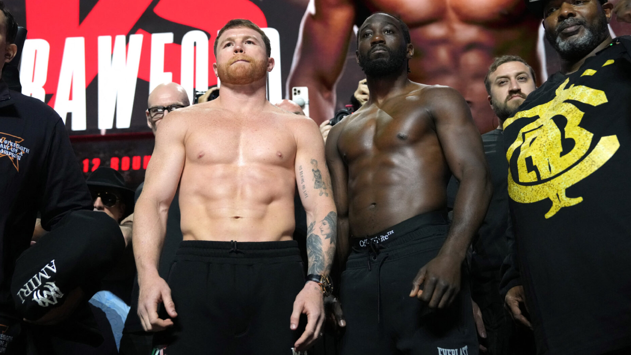 Begini Hasil Timbang Badan Terence Crawford dan Canelo Sanchez Jelang Duel
