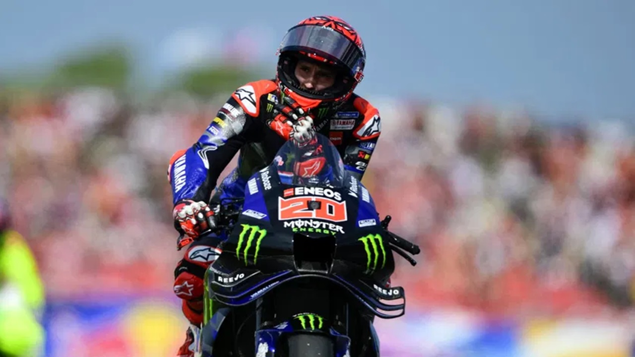 Fabio Quartararo Kecewa Gagal Finis di MotoGP San Marino
