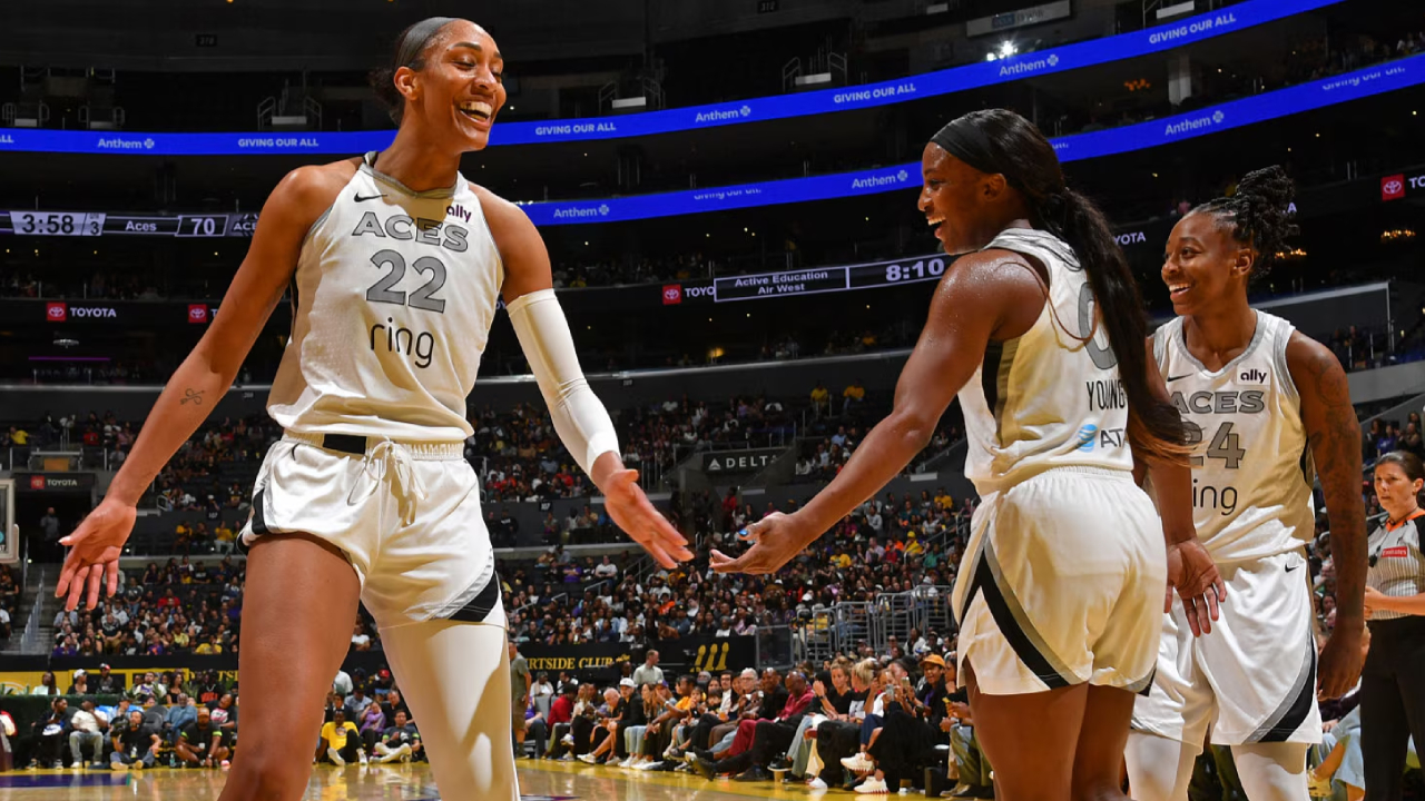 Las Vegas Aces Tutup Musim Reguler Dengan Rekor 16 Kemenangan Beruntun