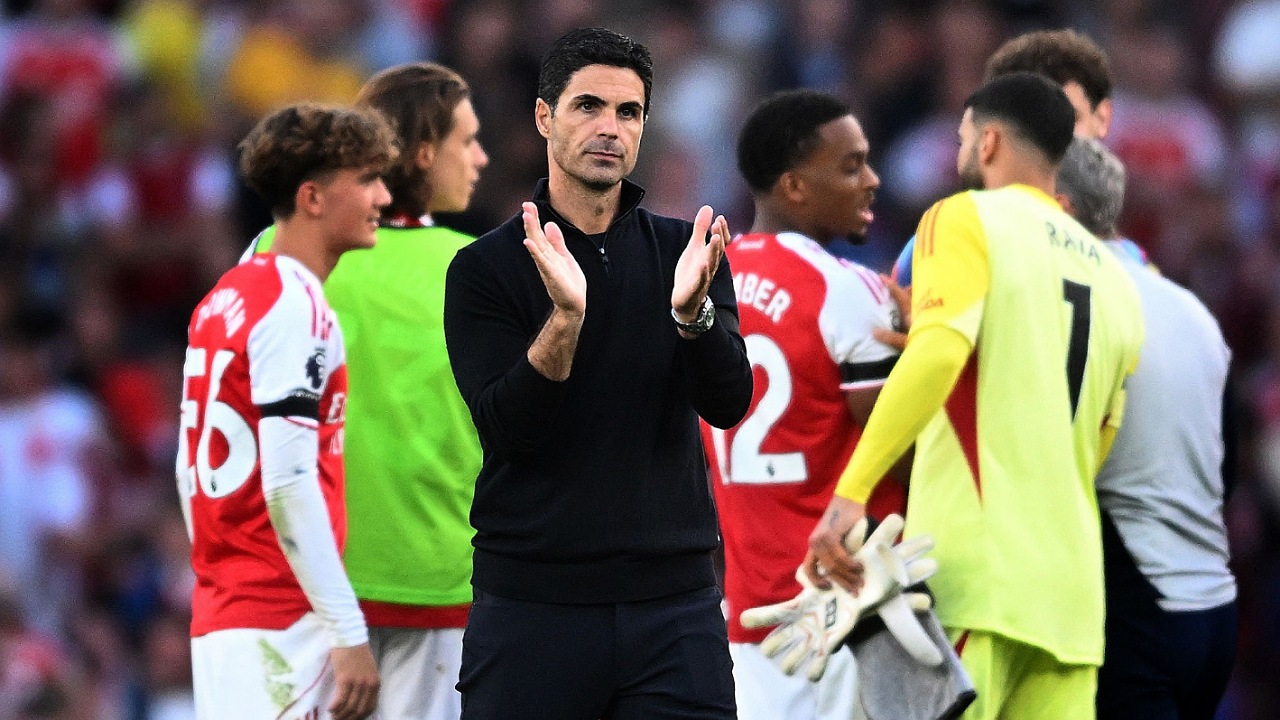 Manajer Arsenal, Mikel Arteta