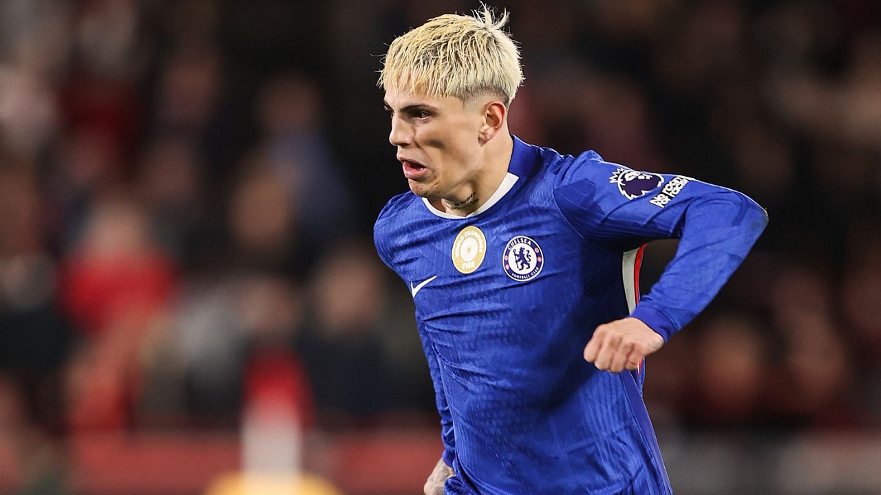 Alejandro Garnacho melakoni debutnya untuk Chelsea