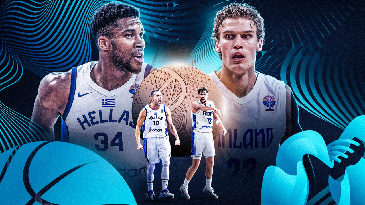 Bagi Finlandia, ini kesempatan mencatat sejarah, sementara bagi Yunani, ini peluang mengakhiri penantian panjang untuk meraih podium di EuroBasket. (Foto: FIBA)