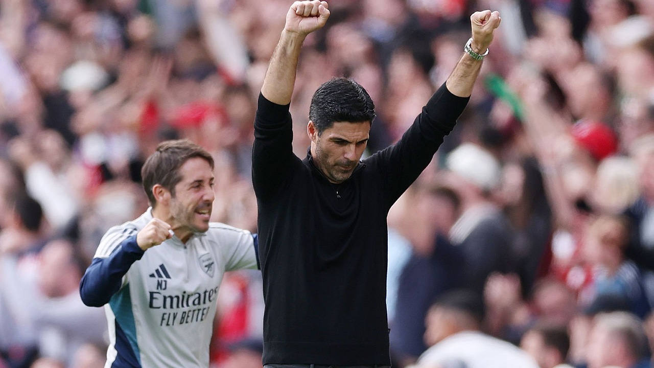 Manajer Arsenal, Mikel Arteta