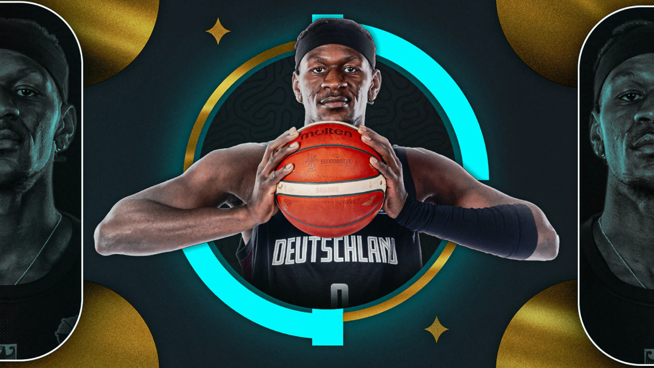 Isaac Bonga mengukuhkan namanya dalam sejarah sebagai penerima pertama penghargaan tersebut. (Foto: FIBA)