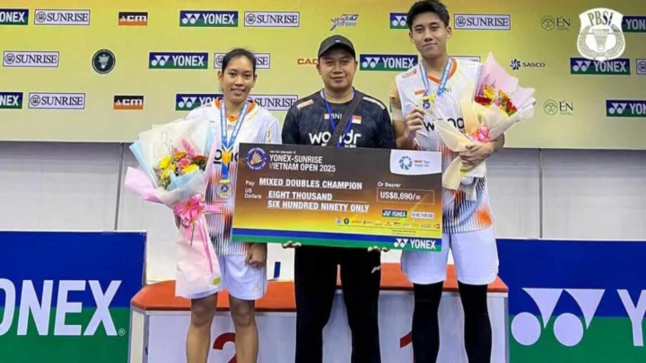 Kalahkan China, Marwan/Aisyah Kampiun Vietnam Open 2025