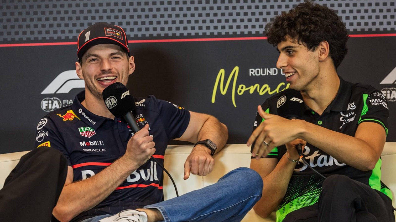 Gabriel Bortoleto, Max Verstappen