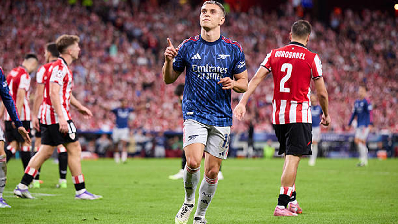 Hasil Pertandingan Champions League: Athletic Club 0-2 Arsenal