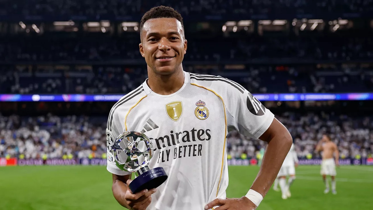Kylian Mbappe Bahagia Antarkan Real Madrid Menang di Liga Champions