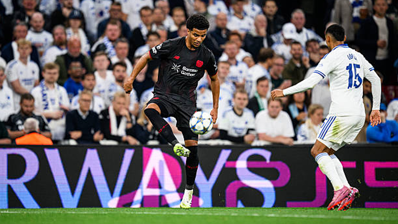 Copenhagen vs Bayer Leverkusen via gettyimages