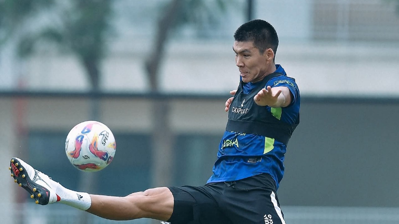 Pemain bertahan Persita Tangerang, Tamirlan Kozubaev/foto dok Persita Tangerang